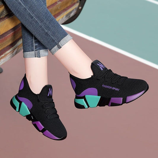 Women's Black Casual Sport Shoes | GlamzLife