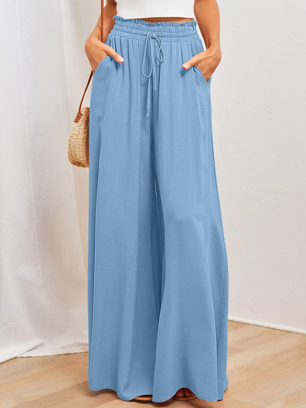 Women's Comfy Wide Leg Loose Sweatpants With Pockets | GlamzLife