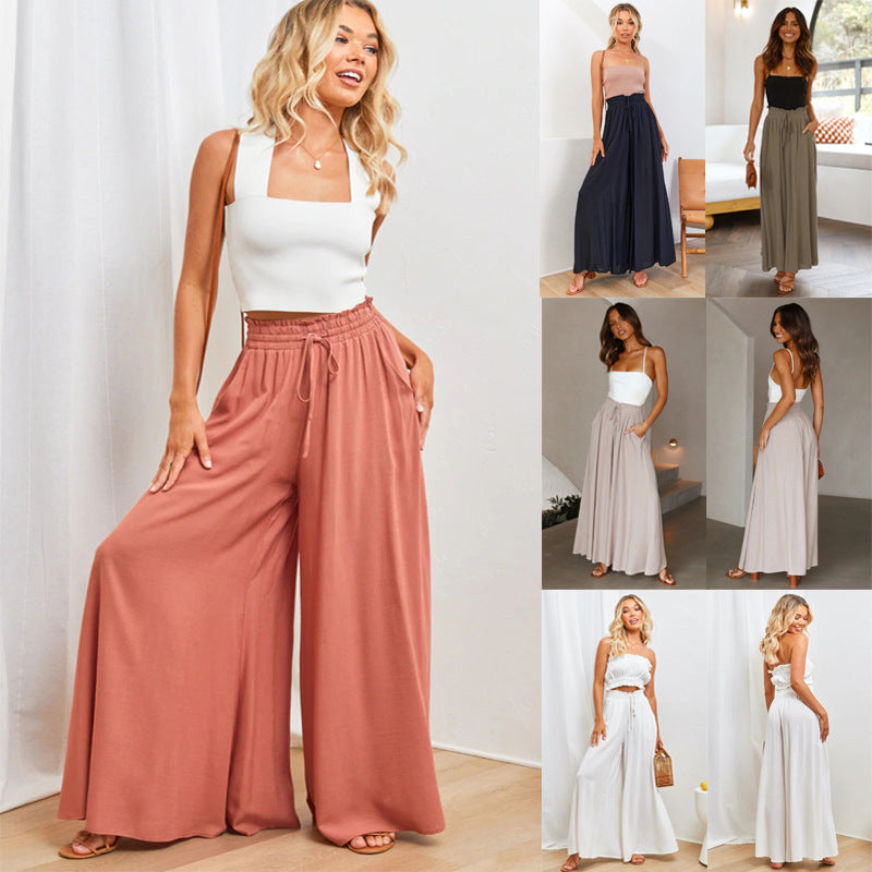 Women's Comfy Wide Leg Loose Sweatpants With Pockets | GlamzLife