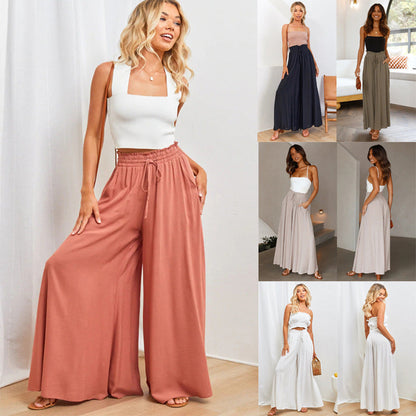 Women's Comfy Wide Leg Loose Sweatpants With Pockets | GlamzLife