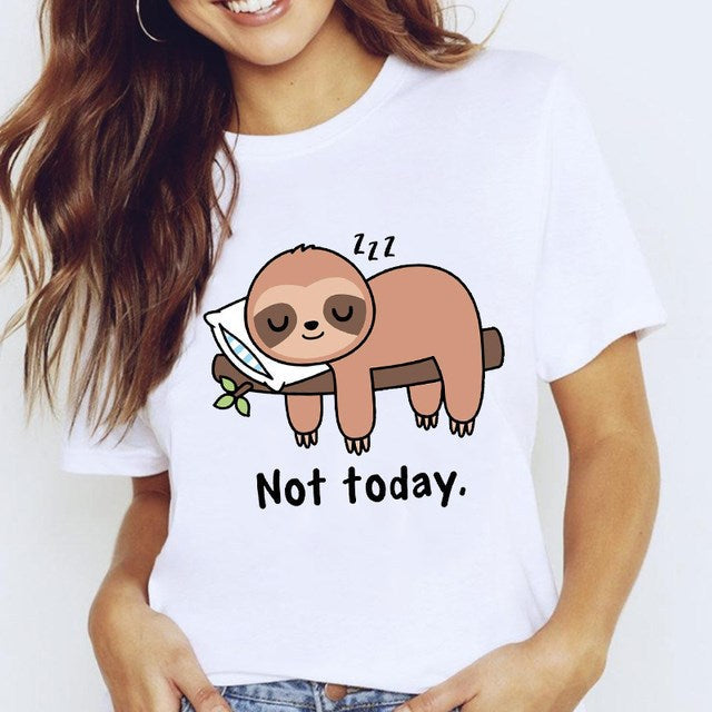 Women's Letter Print Short Sleeves T-shirt | GlamzLife