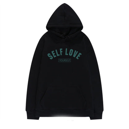 Women's Simple Solid Color Hooded Sweater | GlamzLife