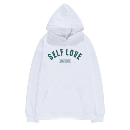 Women's Simple Solid Color Hooded Sweater | GlamzLife